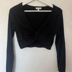GARAGE (BETTER BE) LONG SLEEVE BLACK TOP